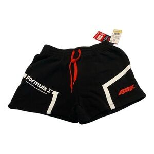 5/$20 Women’s Formula 1 Graphic Shorts Size XS Black NWT